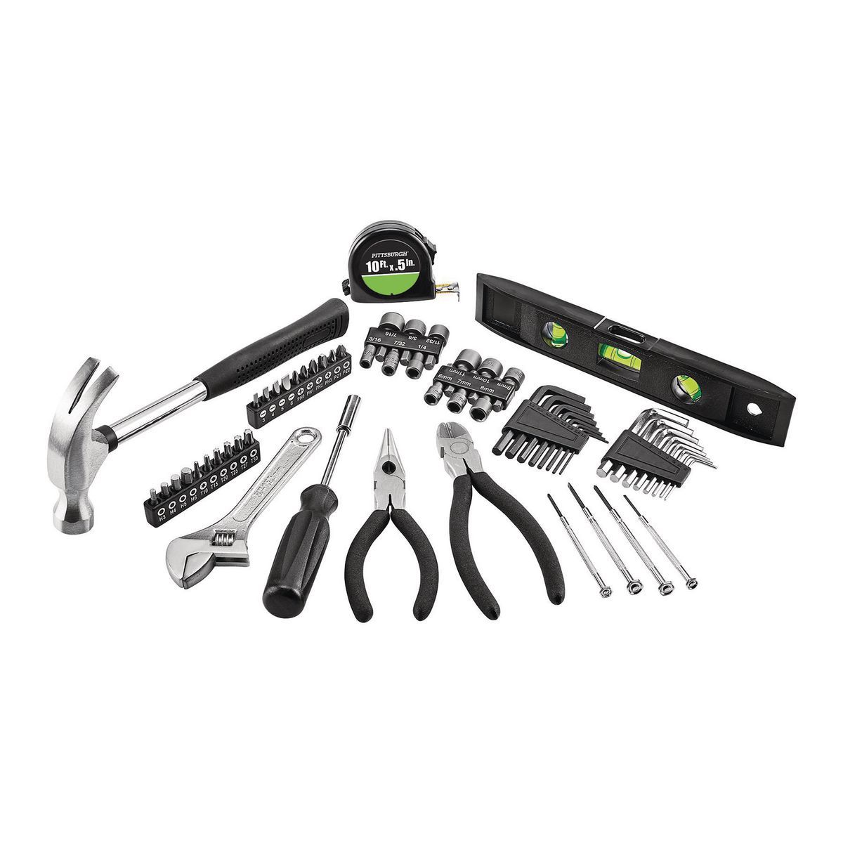 PITTSBURGH Tool Kit, 60 Pc.