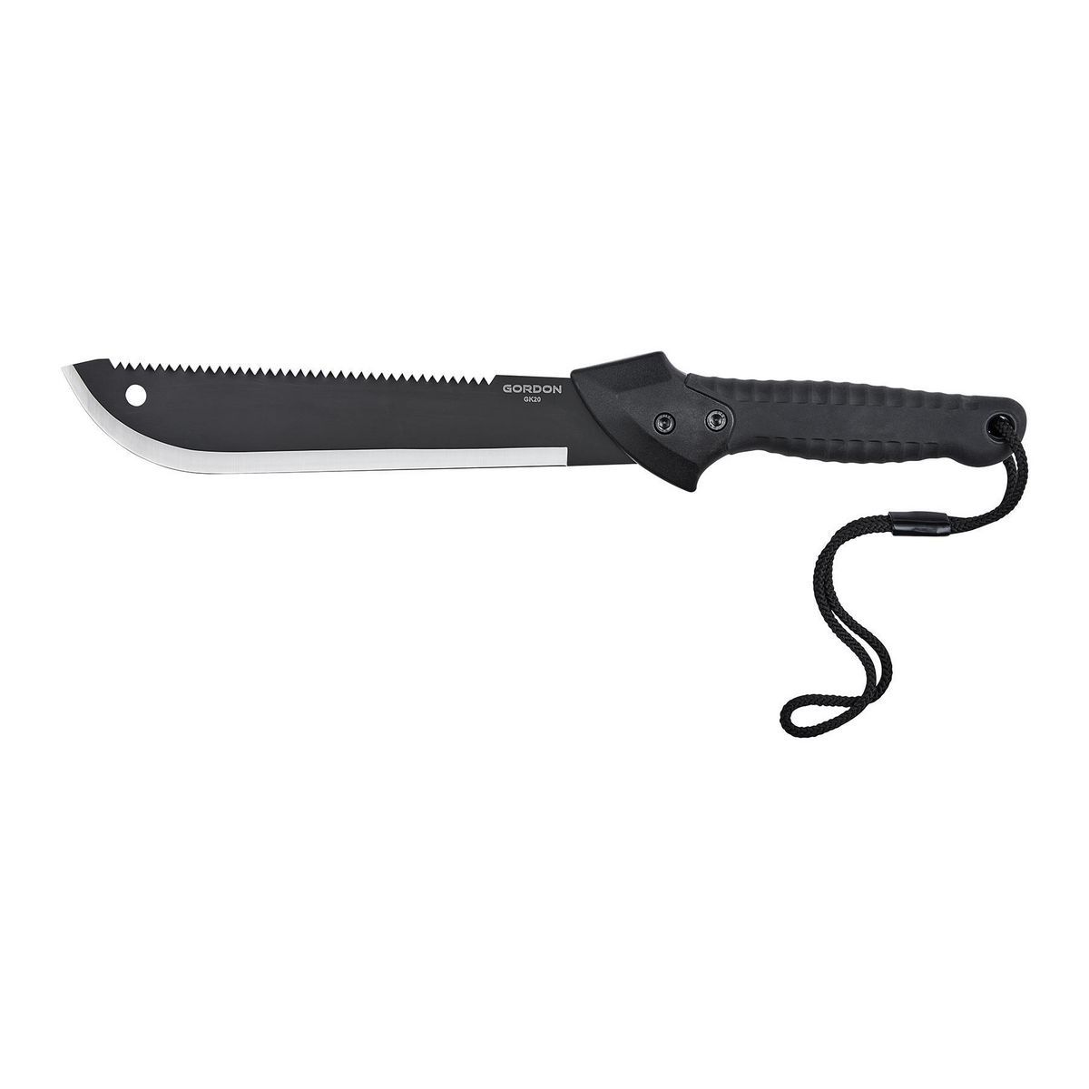 GORDON 11-1/4 in. Machete with Serrated Blade