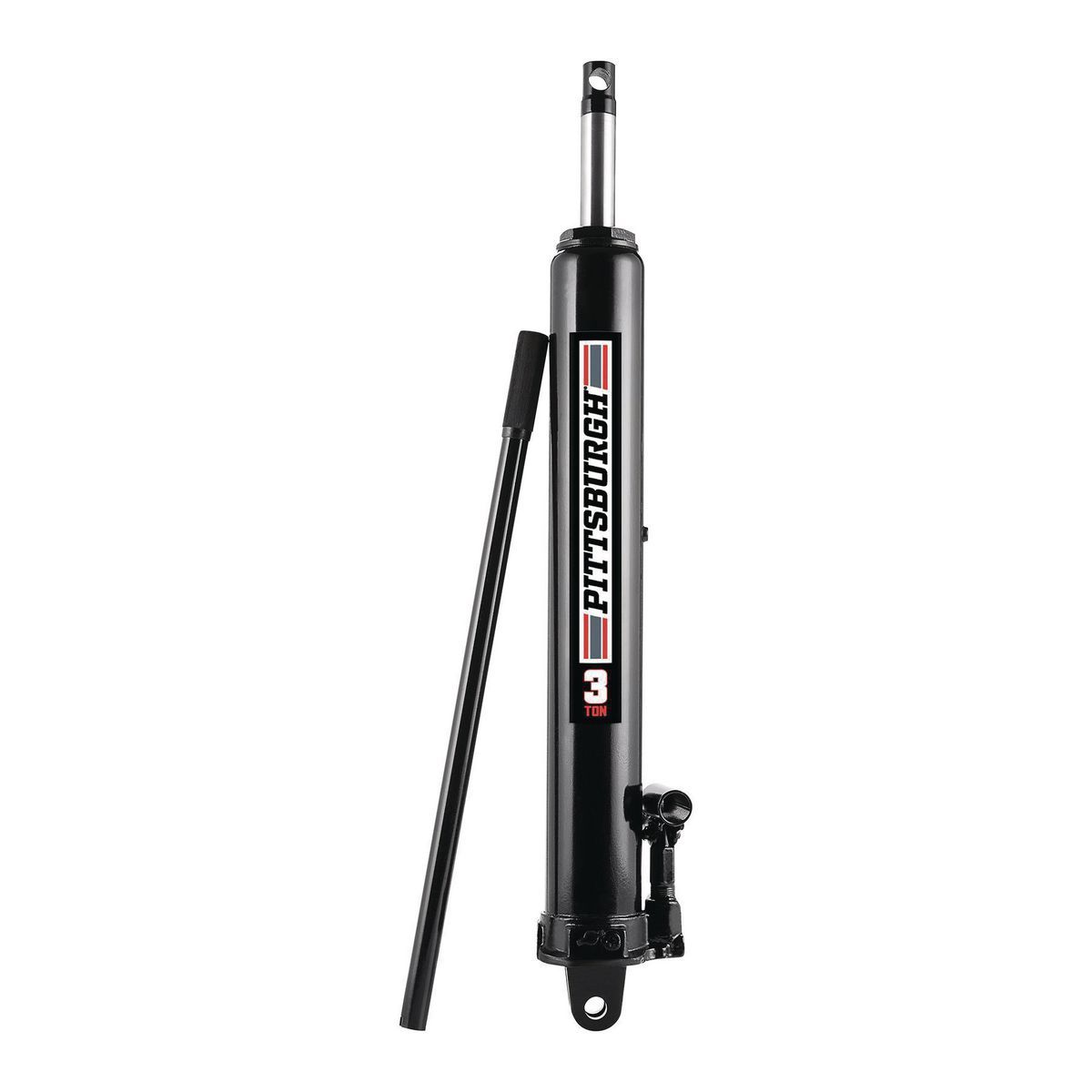 PITTSBURGH 3 Ton Long Ram Hydraulic Round Bottom Jack