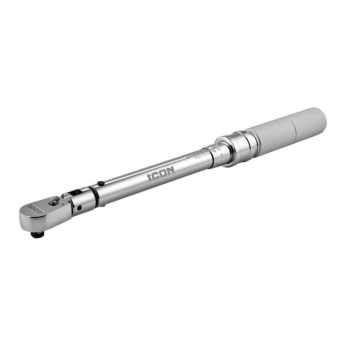 ICON 3/8 in. Drive 5-75 ft. lb. Professional Flex Head Click Torque Wrench