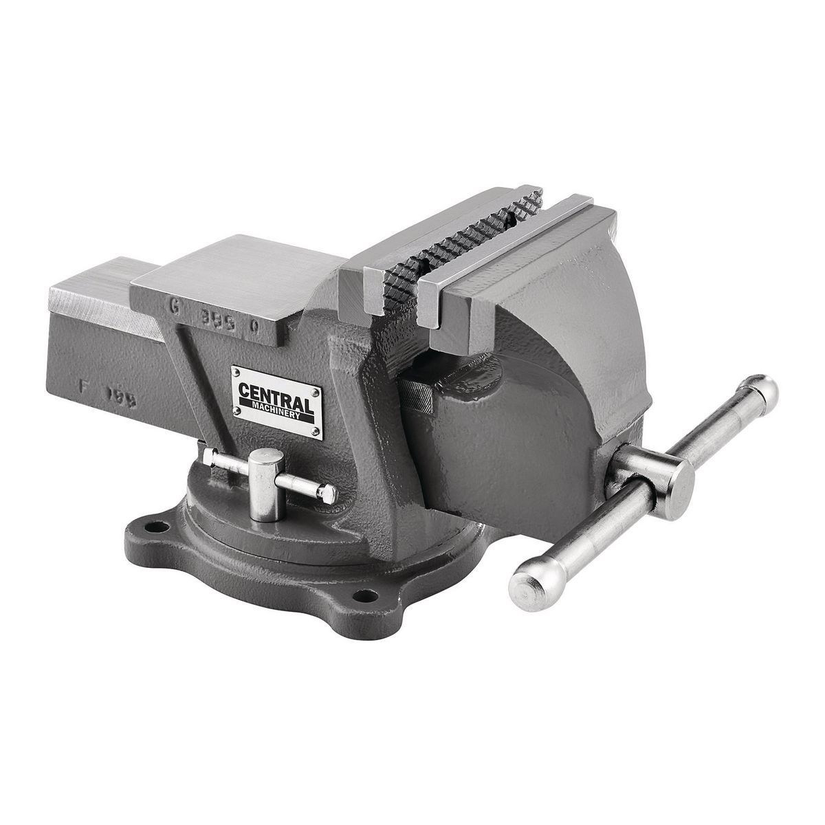 CENTRAL MACHINERY 5 in. Swivel Vise with Anvil