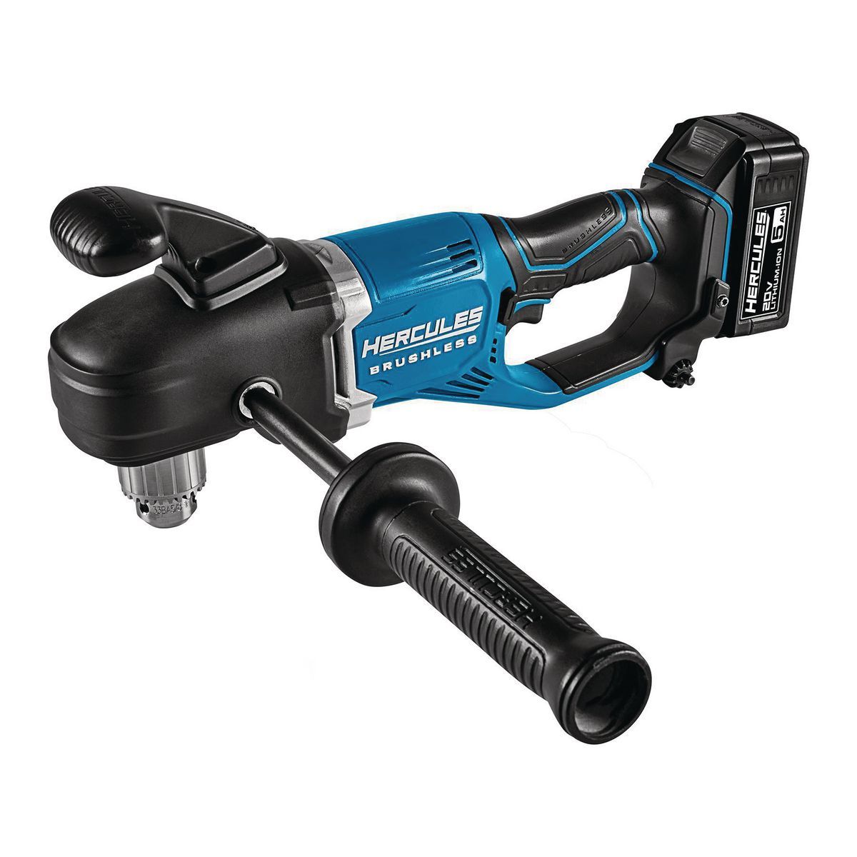 HERCULES 20V Brushless Cordless 1/2 in. Variable Speed Right Angle Drill - Tool Only