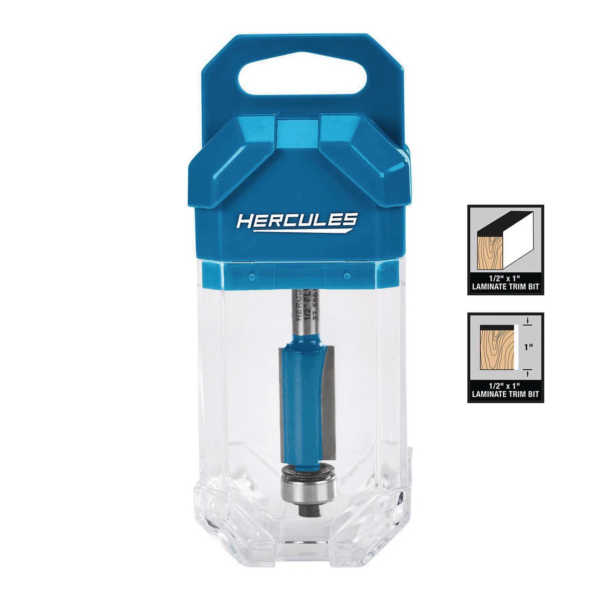 HERCULES 1/2 in. x 1 in. Laminate Trim Router Bit with 1/4 in. Shank