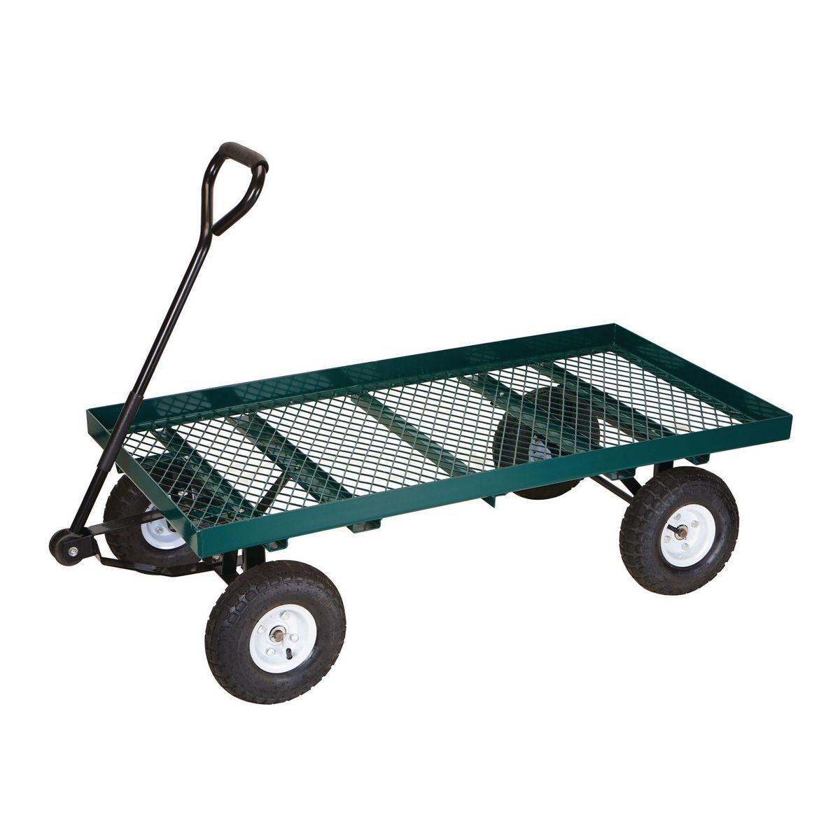 ONE STOP GARDENS 1,000 lb. Mesh Deck Steel Wagon