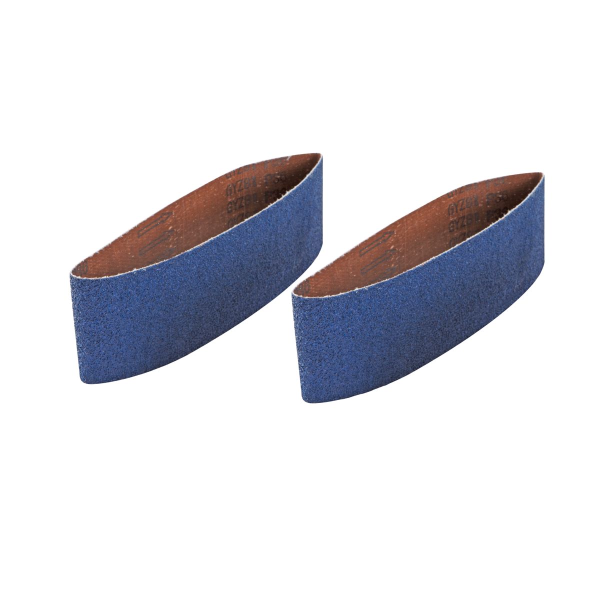 WARRIOR 3 in. x 21 in. 36 Grit Zirc Sanding Belt, 2 Pack