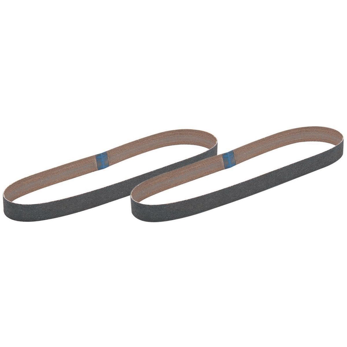 WARRIOR 1 in. x 30 in., 40 Grit Zirc Sanding Belt, 2 Pack