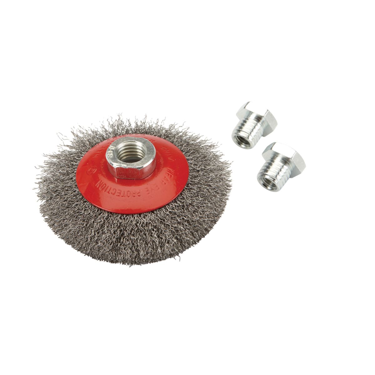 WARRIOR 4 in. Crimped Beveled Wire Brush