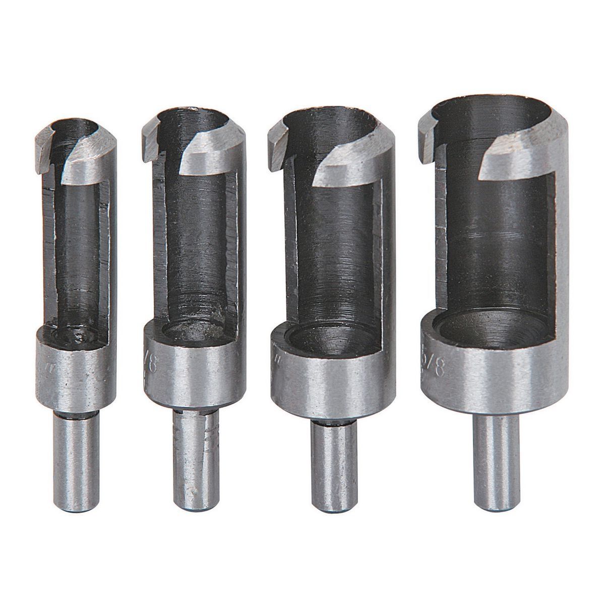 WARRIOR Plug Cutter Set, 4 Piece