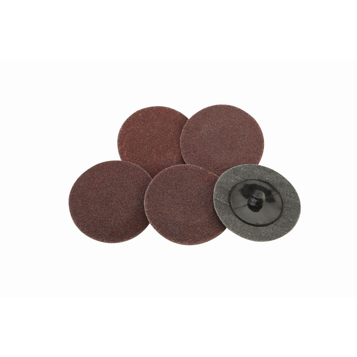 WARRIOR 2 in. 100 Grit Twist-Lock Abrasive Discs, 5 Pack