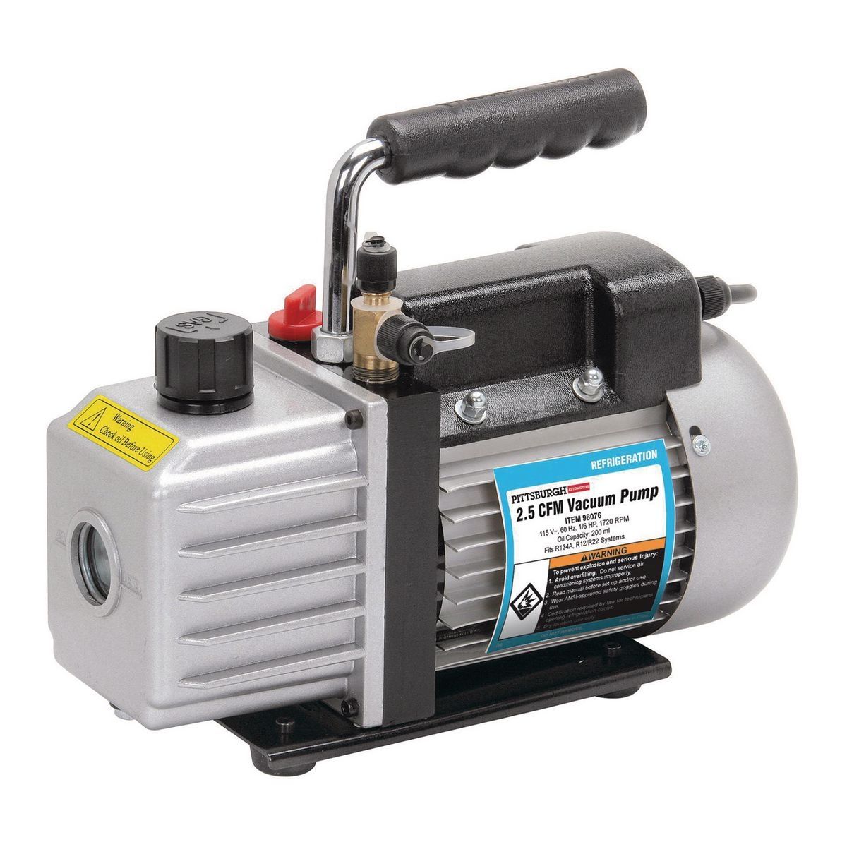 PITTSBURGH AUTOMOTIVE 2.5 CFM Vacuum Pump