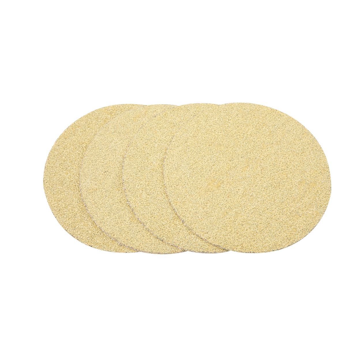 WARRIOR 5 in. 40 Grit PSA Sanding Discs, 4 Pack