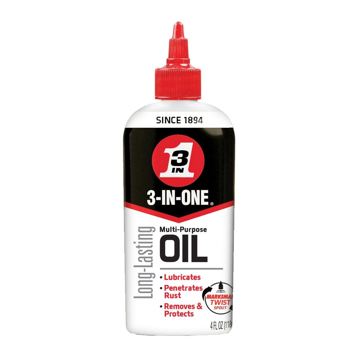 3-IN-ONE 4 Oz. Multi-Purpose Oil with Marksman Spout