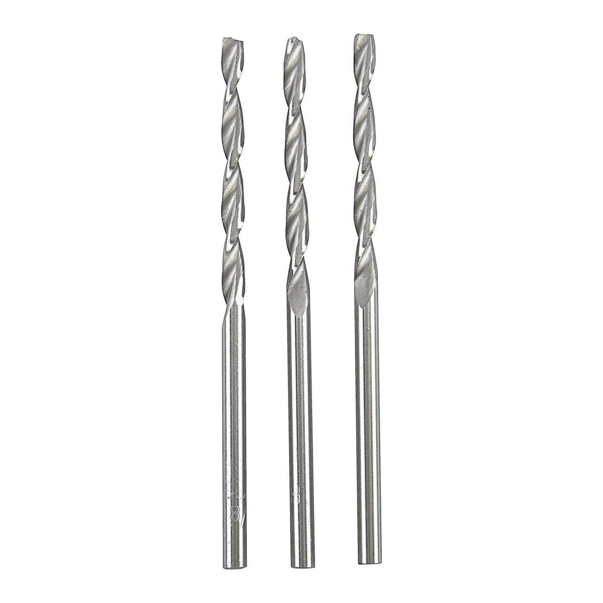 WARRIOR 1/8 in. High Speed Steel Spiral Cut Bits, 3 Pack