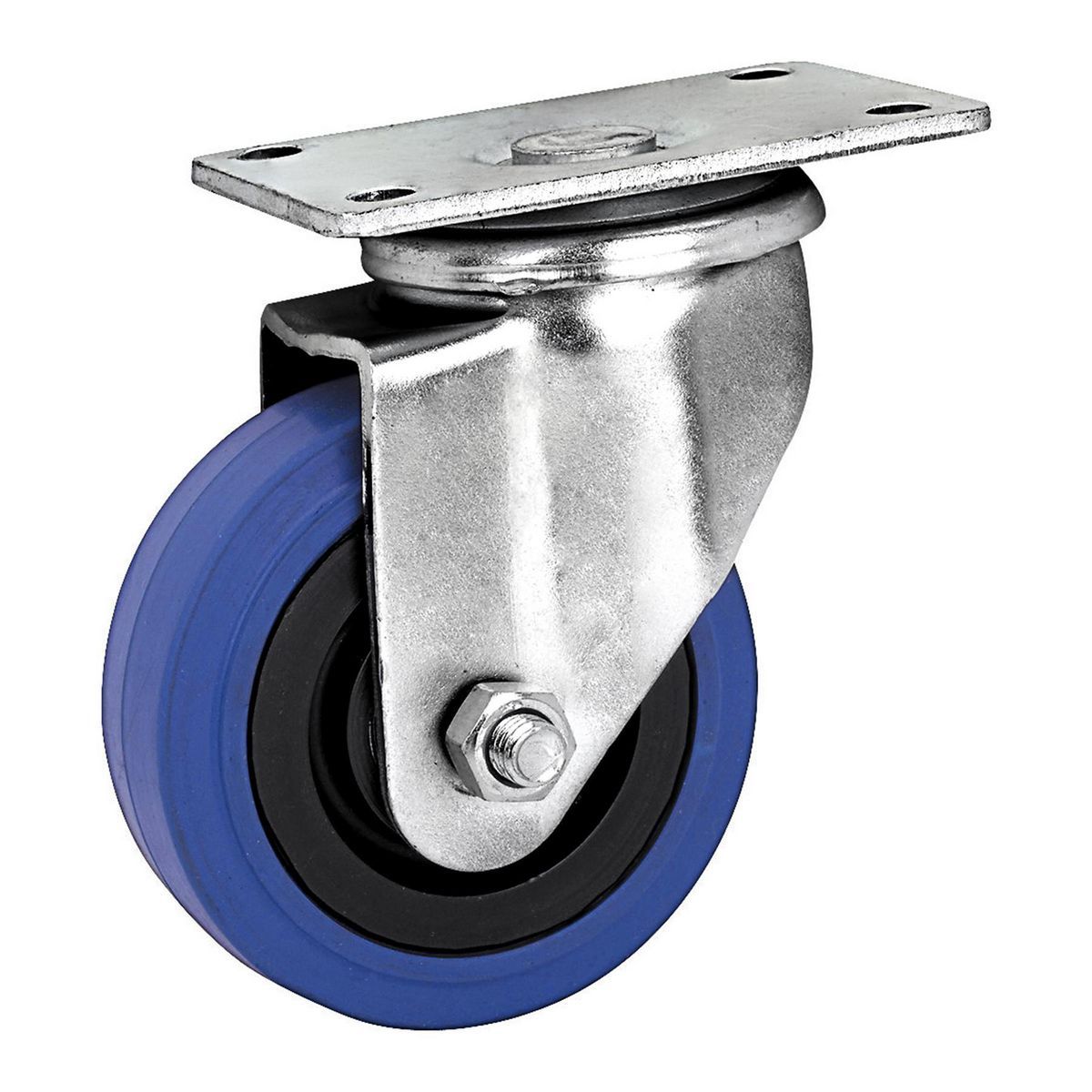 FAIRBANKS 3-1/2 in. Rubber Swivel Caster