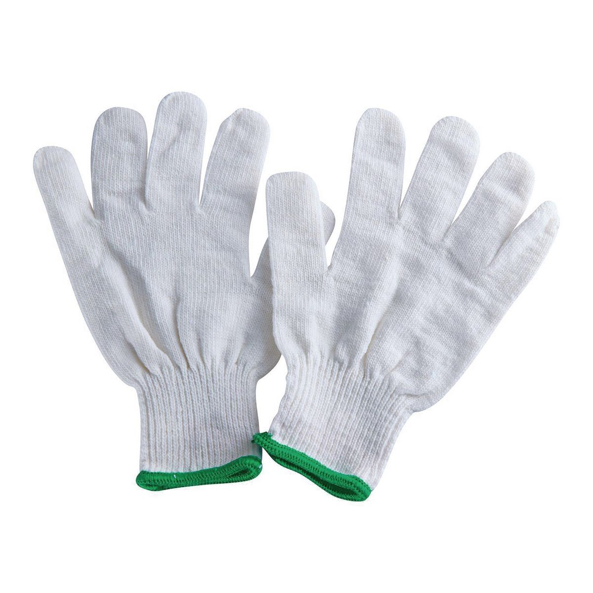 HARDY Polypropylene Coated Cotton Knit Work Gloves, 6 Pair