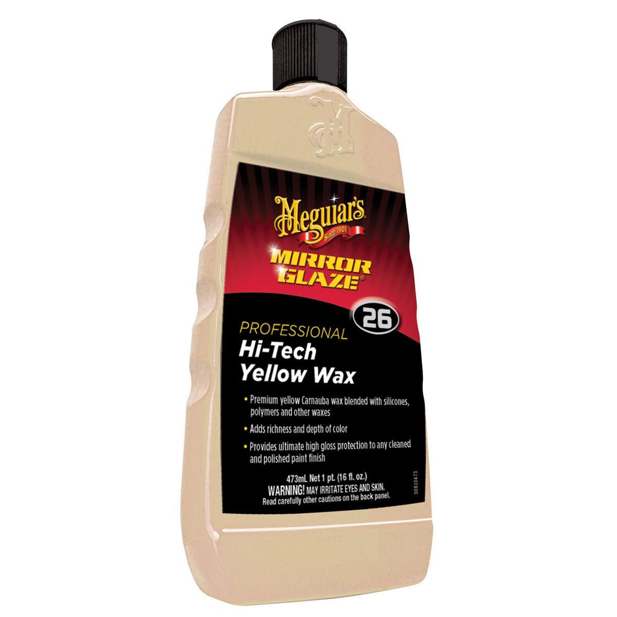 MEGUIAR'S 16 oz. Mirror Glaze Hi-Tech Yellow Wax