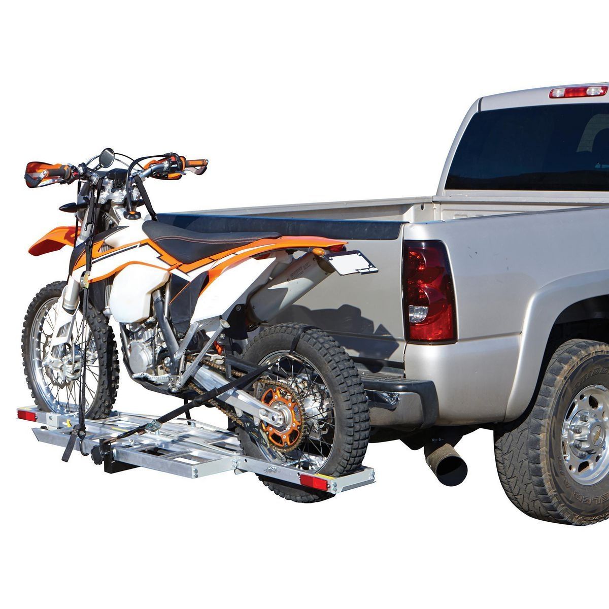 HAUL-MASTER 400 lb. Receiver-Mount Aluminum Motorcycle Carrier