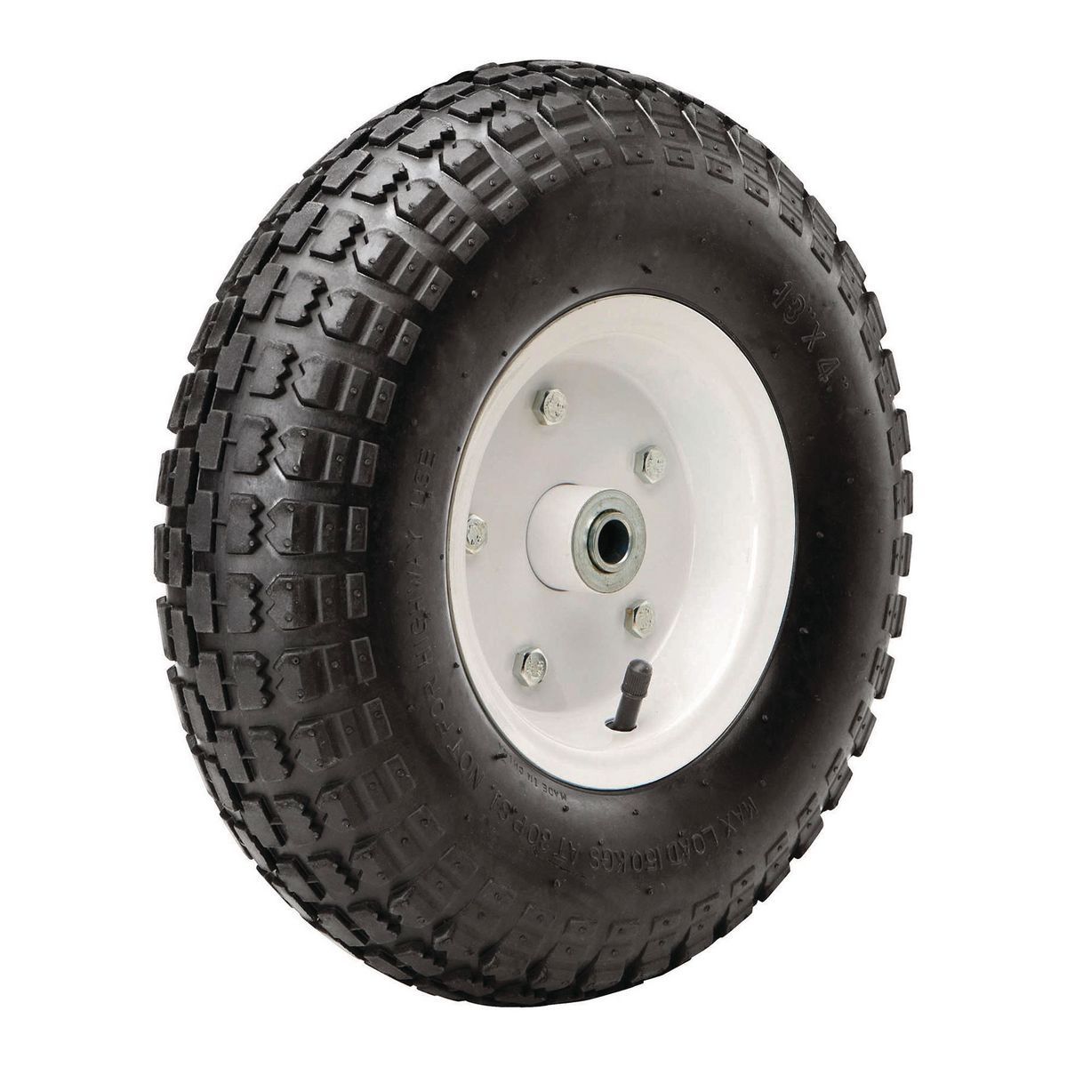 TRACTOR SUPPLY 13 in. Pneumatic Tire with White Hub