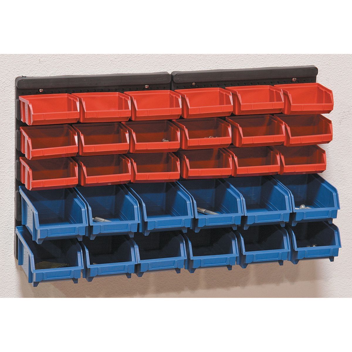 STOREHOUSE 30 Bin Wall Mount Parts Rack