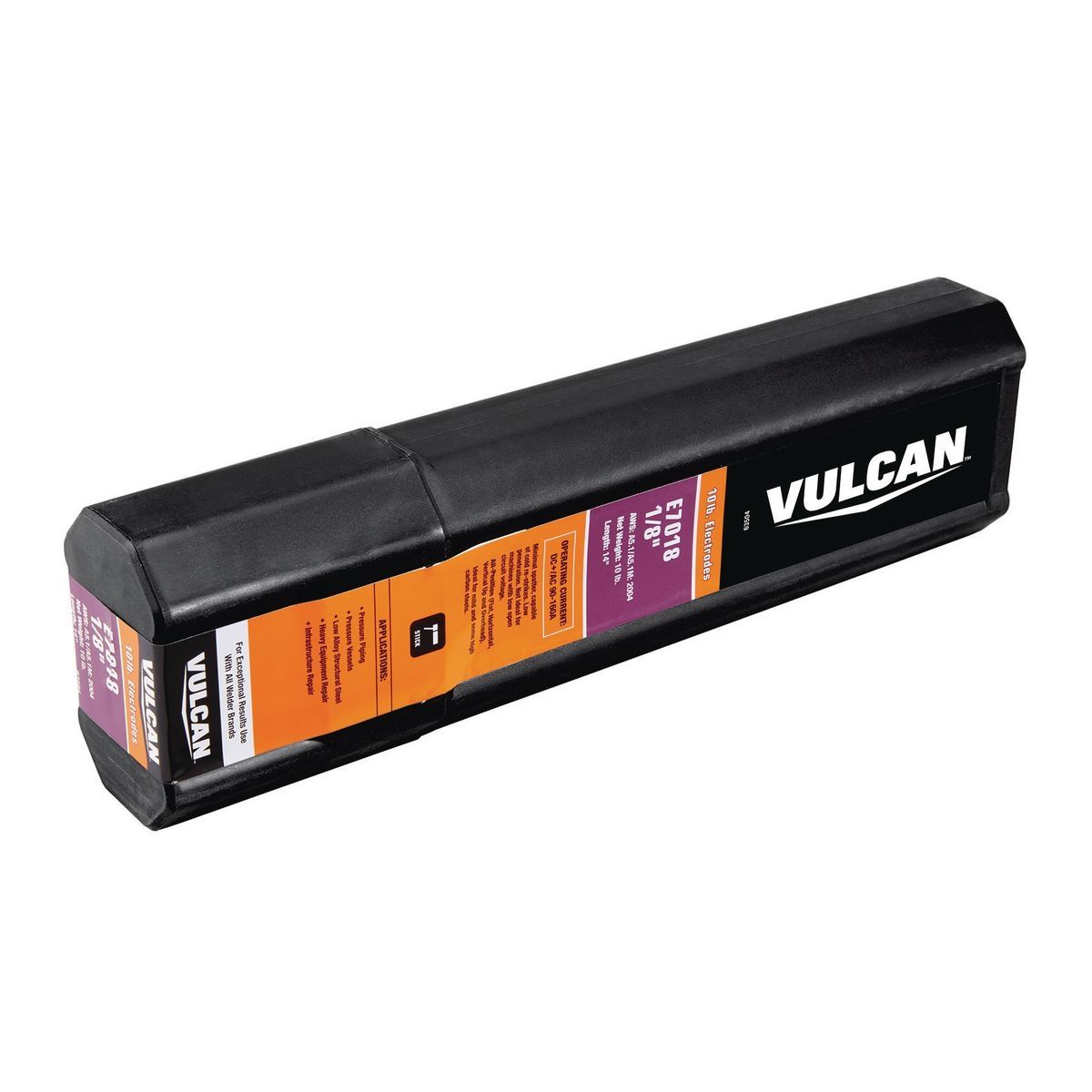 VULCAN 1/8 in. AWS E7018 Welding Electrode, 10.00 lb.