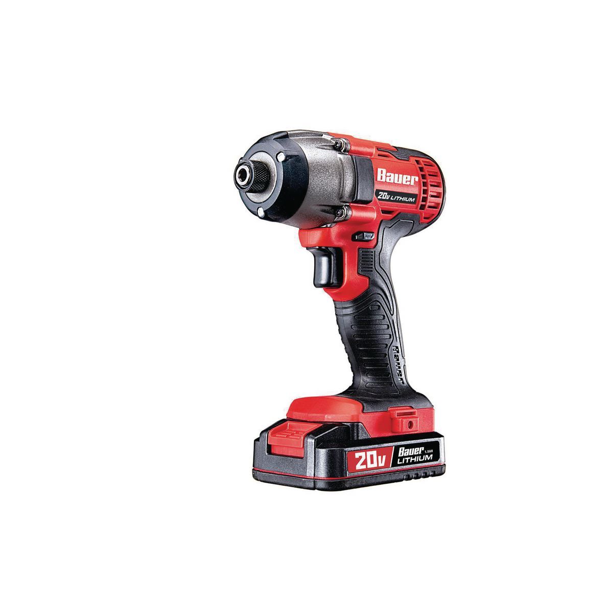 BAUER 20V Hypermax? Lithium Hex Compact Impact Driver, Kit