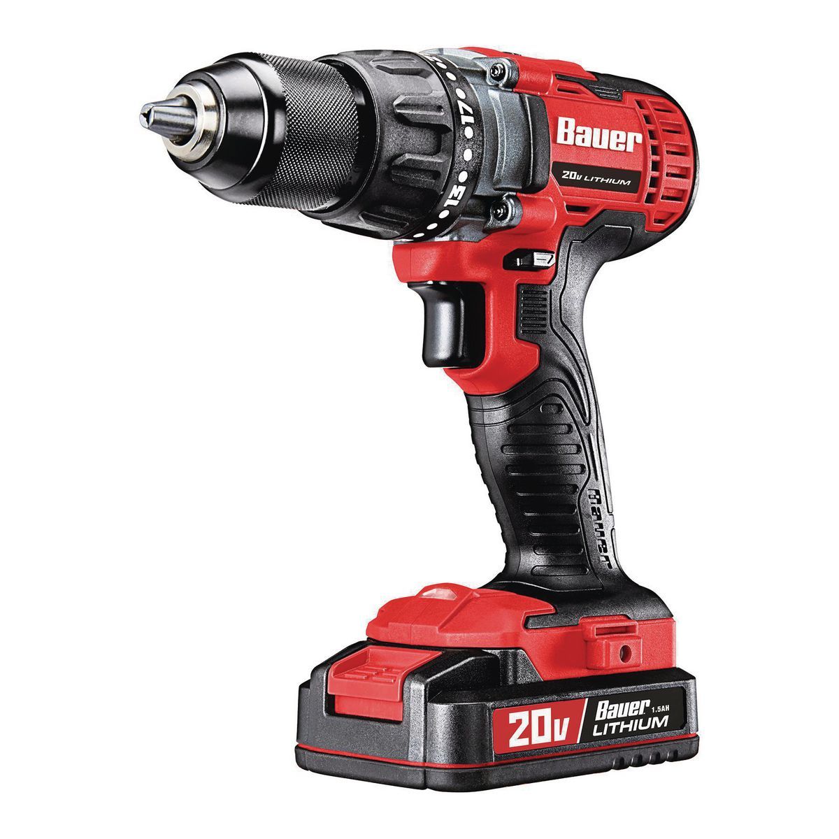 BAUER 20V Cordless 1/2 in. Drill/Driver Kit