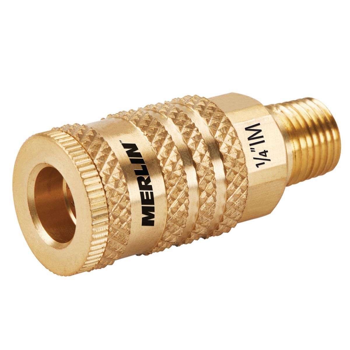 MERLIN 1/4 in. Male Brass Industrial Coupler