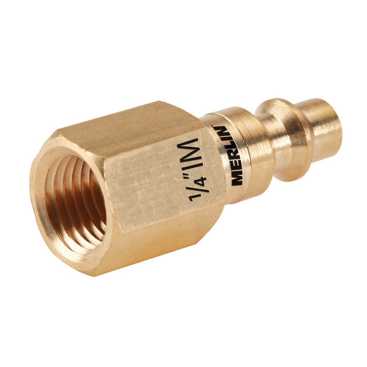 MERLIN 1/4 in. Female Brass Industrial Plug