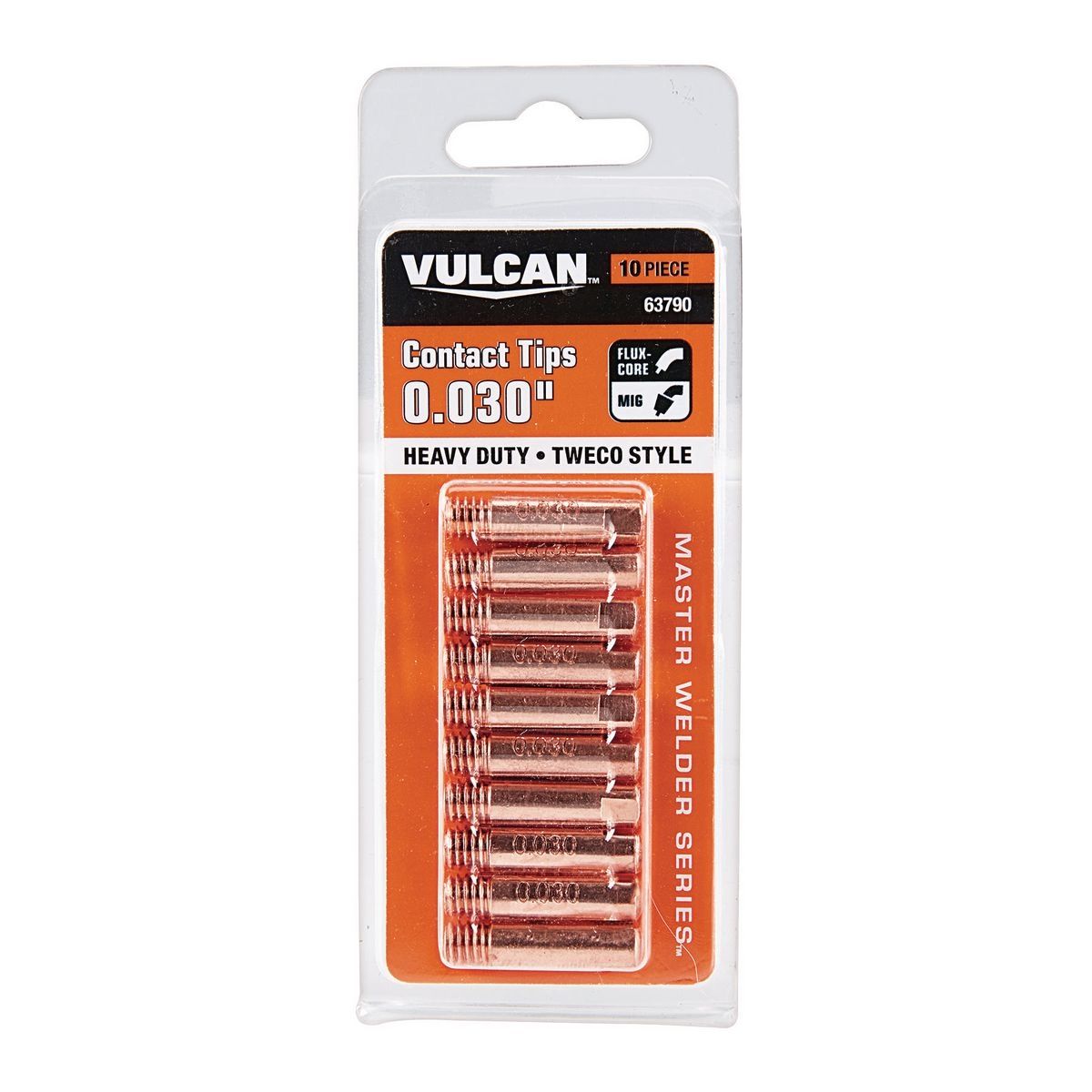 VULCAN 0.030 in. MIG Welding Contact Tips, 10 Pack