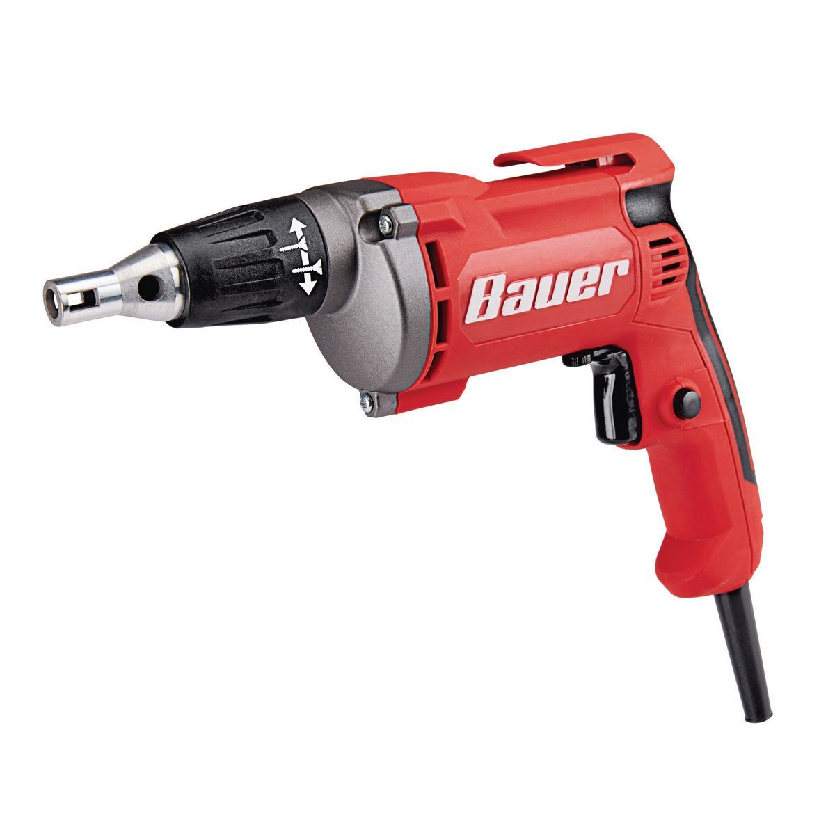 BAUER 5 Amp Variable Speed Drywall Screwdriver with Adjustable Nosepiece