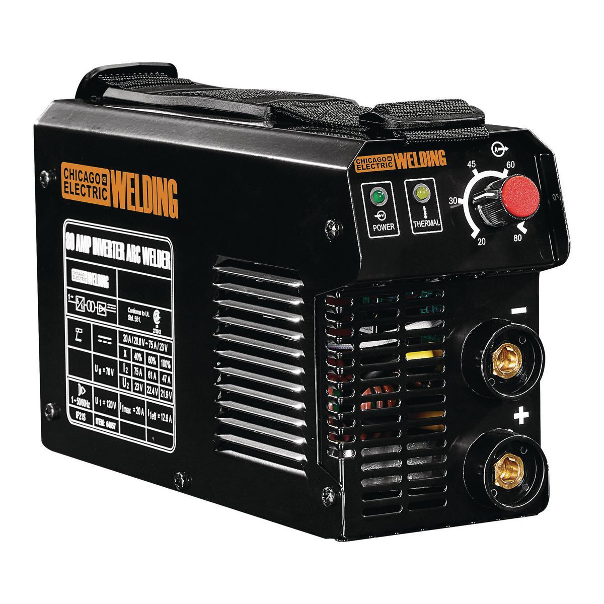 CHICAGO ELECTRIC WELDING 80 Amp Inverter Arc Welder