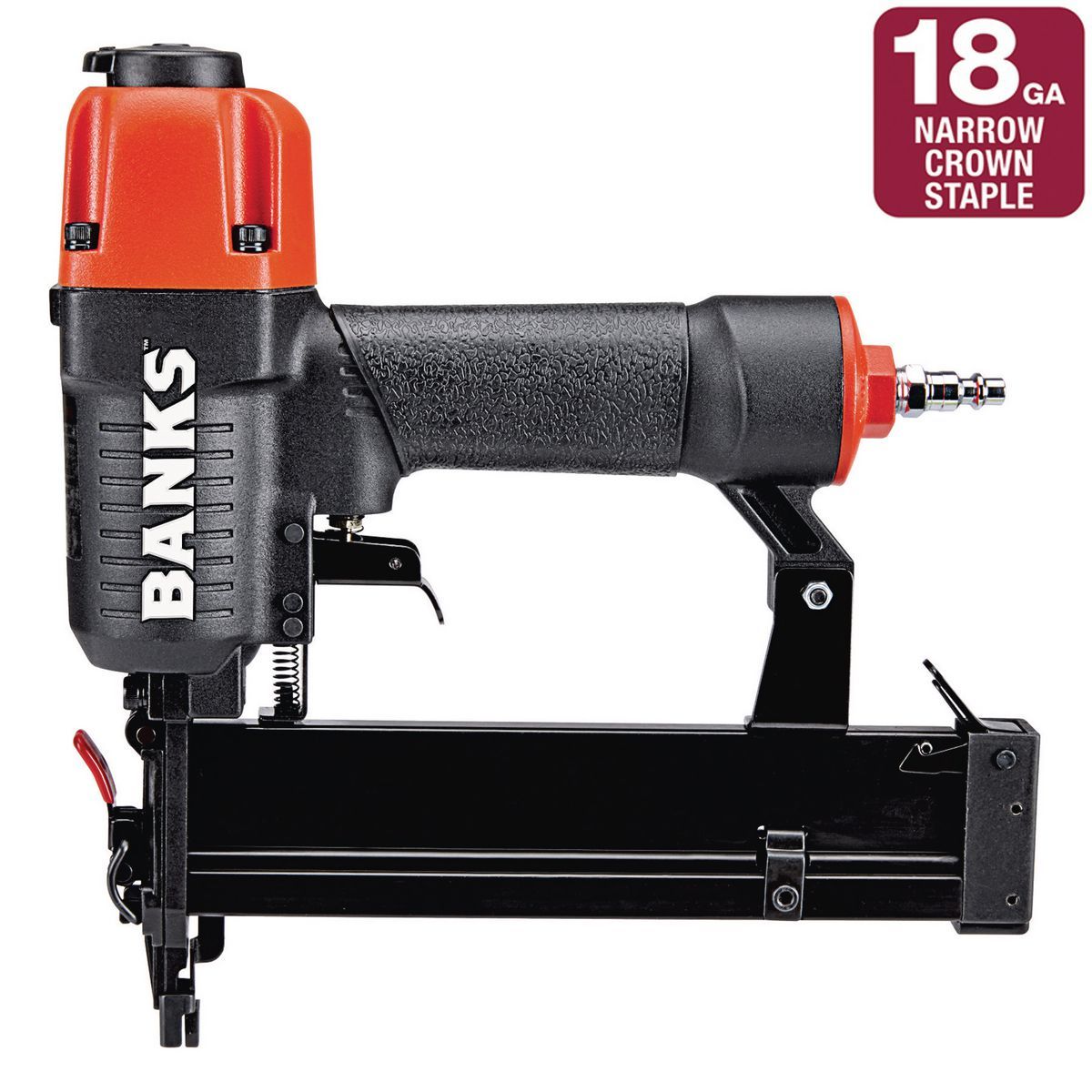 BANKS 18 Gauge 1/4 in. Crown Air Stapler