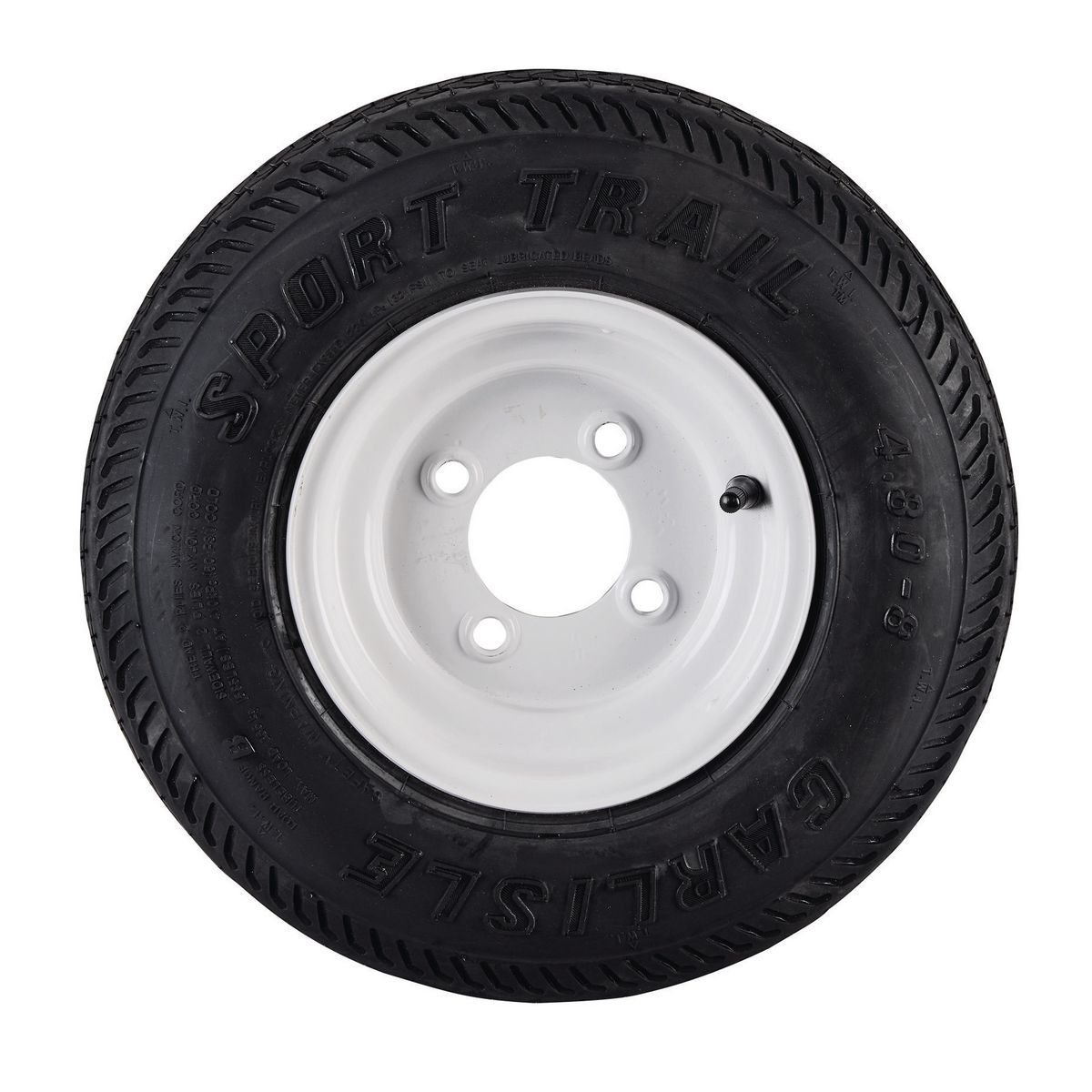 MARTIN WHEEL 4.80-8 in. Tire with 4 Lug Rim Load B