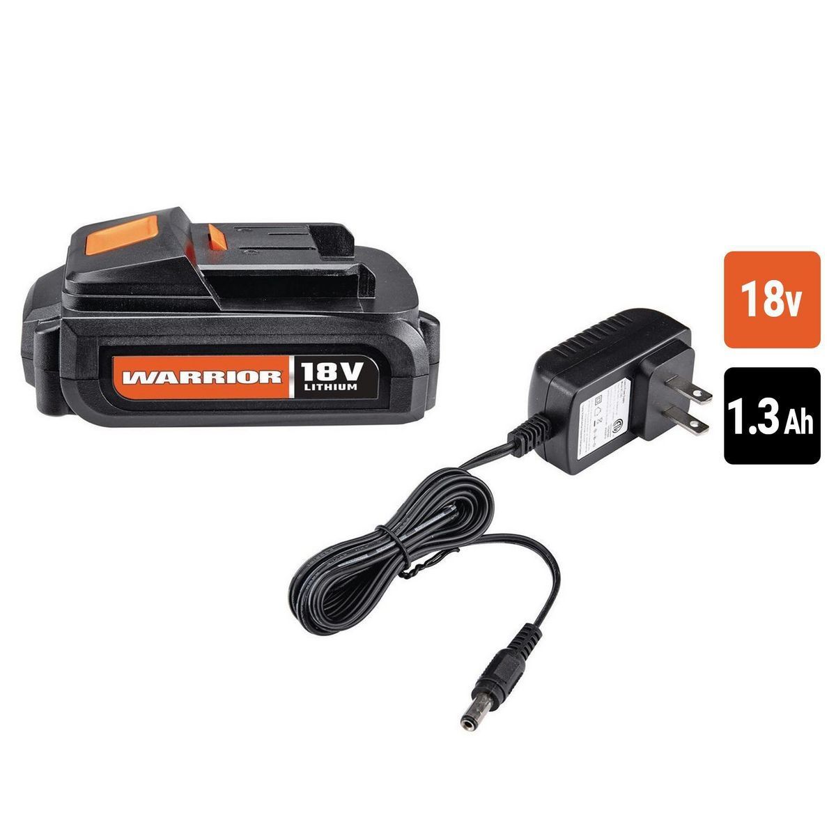 WARRIOR 18V Lithium Battery with Charger