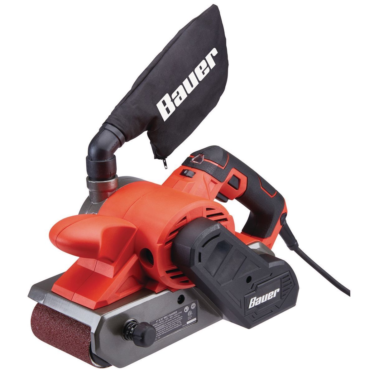 BAUER 10 Amp 4 in. x 24 in. Variable Speed Belt Sander