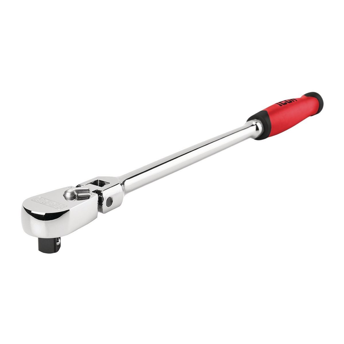 ICON 1/2 in. Drive Professional Long-Reach Flex Head Ratchet with Comfort Grip