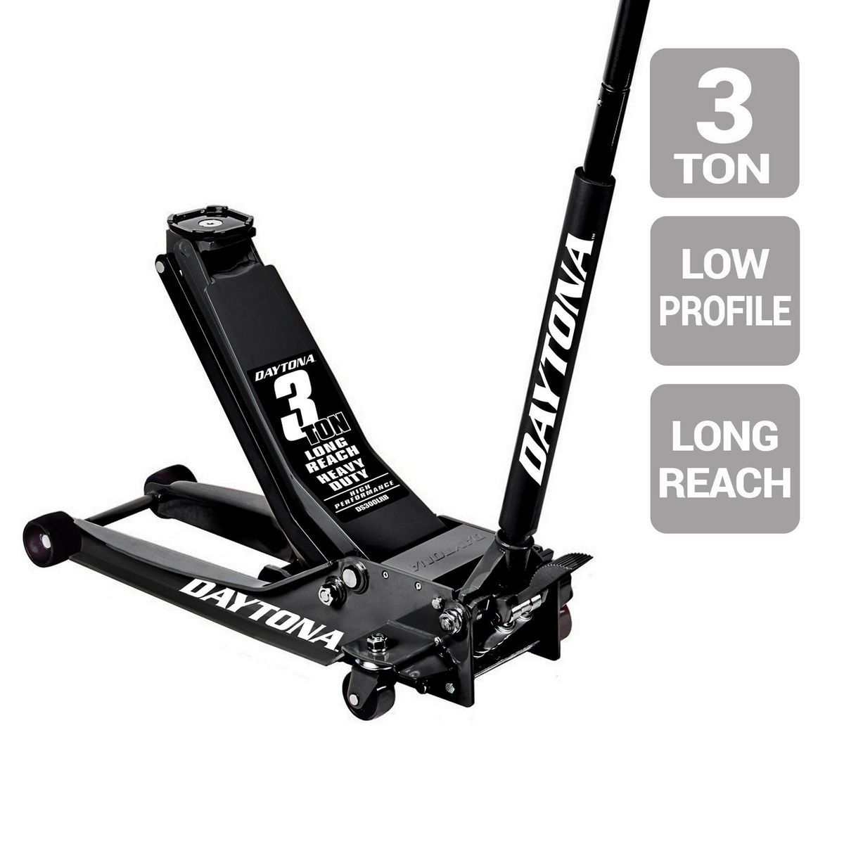 DAYTONA Daytona? Long Reach Low Profile Heavy Duty Car Jack