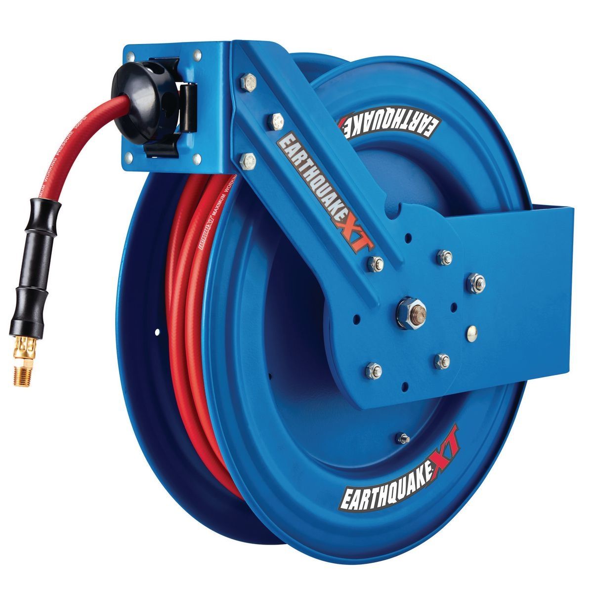 EARTHQUAKE XT 3/8 in. x 50 ft. Industrial Grade Air Hose Reel