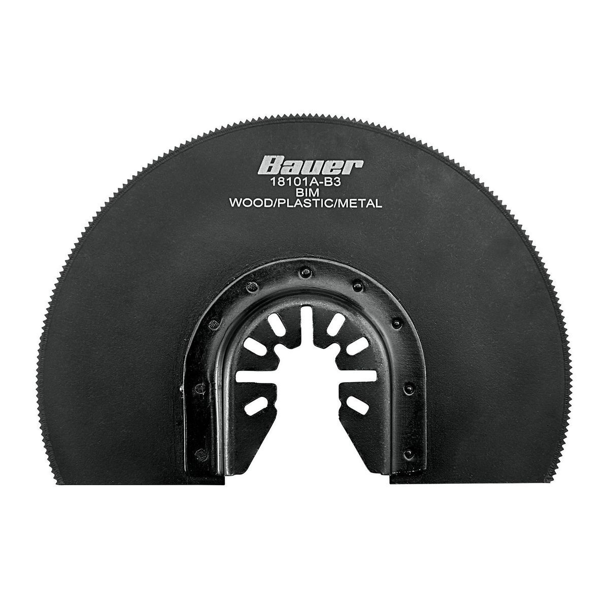 BAUER 4 in. Bi-Metal Half Moon Cutting Blade for Oscillating Multi-Tools