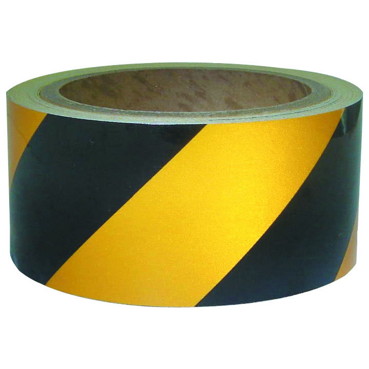 WESTERN SAFETY 2" x 30 Ft. Reflective Tape, Yellow and Black Stripes