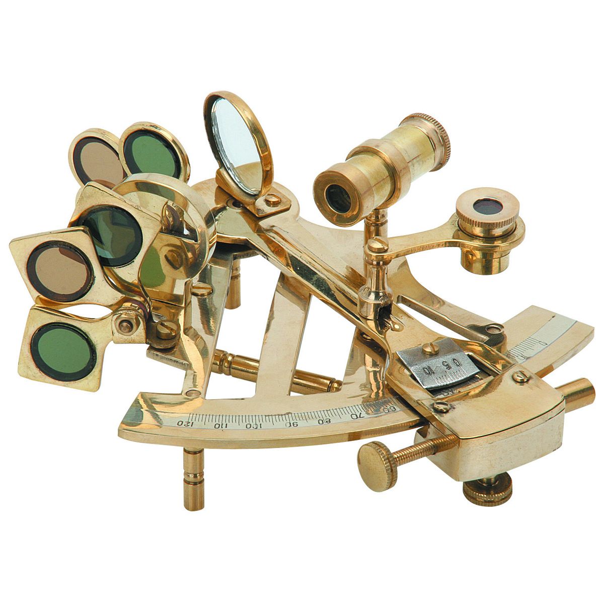 ESSEX BRASS Vintage Brass Sextant