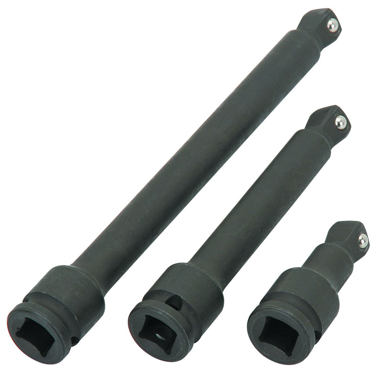 PITTSBURGH PRO 3 Piece 3/8" Drive Impact Wobble Socket Extension Set