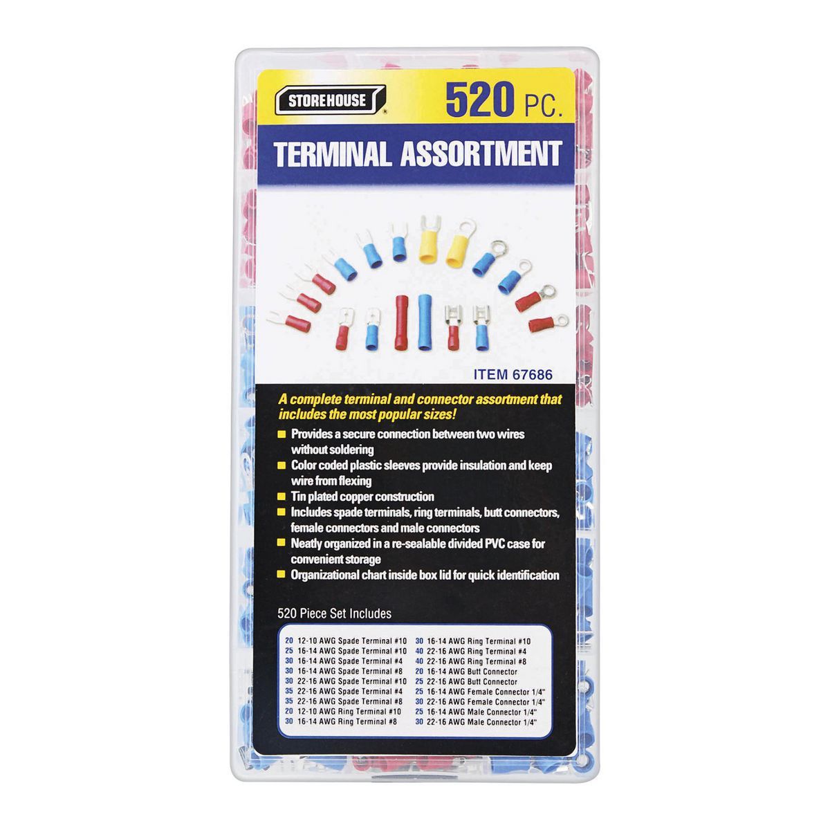 STOREHOUSE 520 Piece Terminal Set