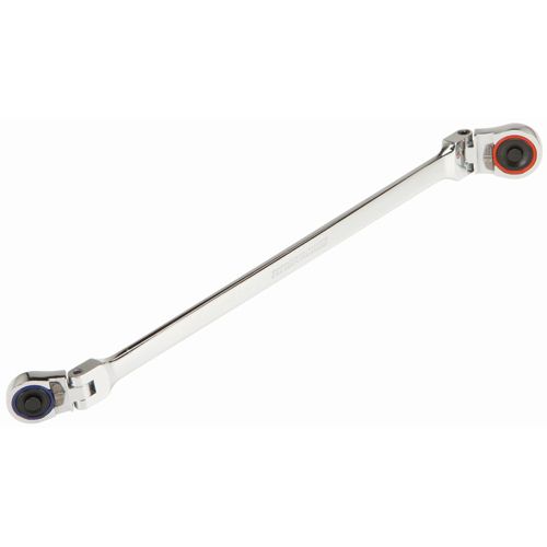 PITTSBURGH PRO 1/4 in, 3/8 in. Drive Long-Reach Dual Flex Head Ratchet