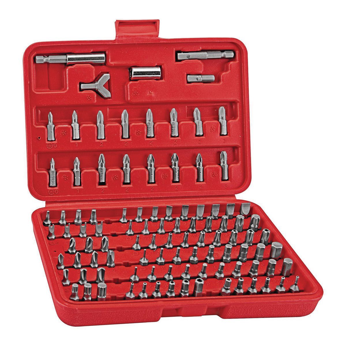 WARRIOR Security Bit Set with Case, 100 Piece