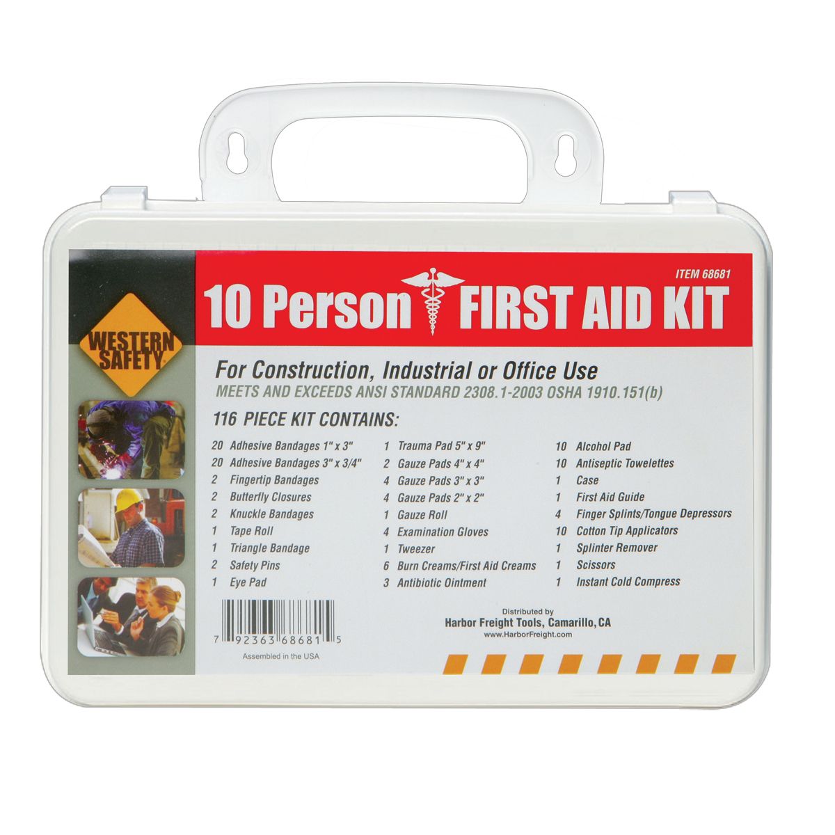 WESTERN SAFETY 10 Person First Aid Kit