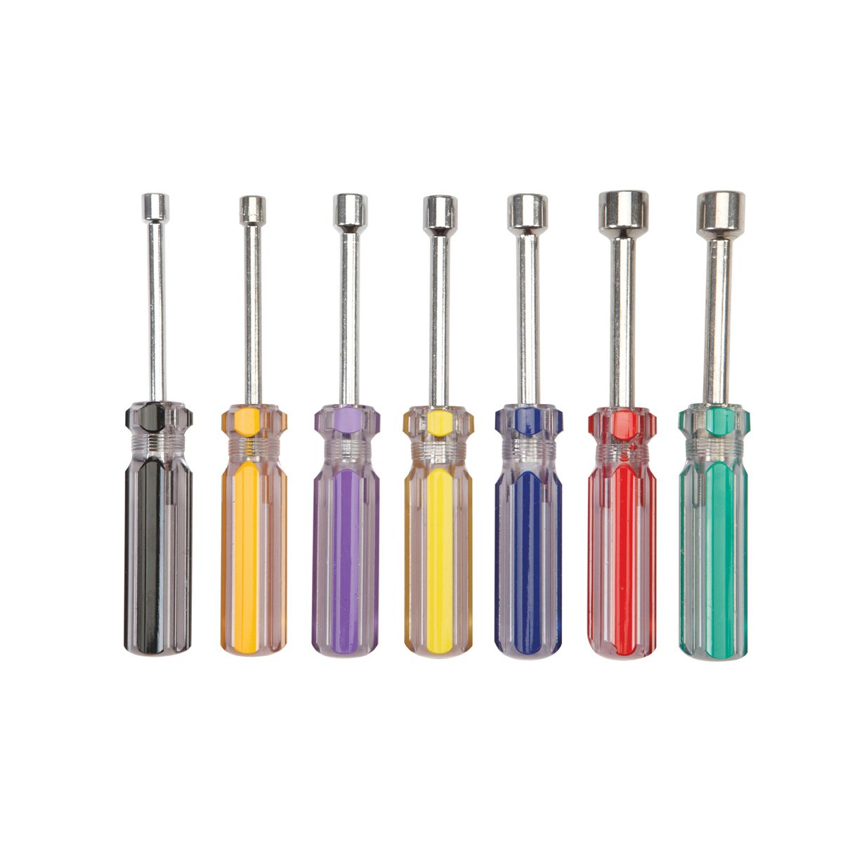 PITTSBURGH Metric Nut Driver Set, 7 Piece