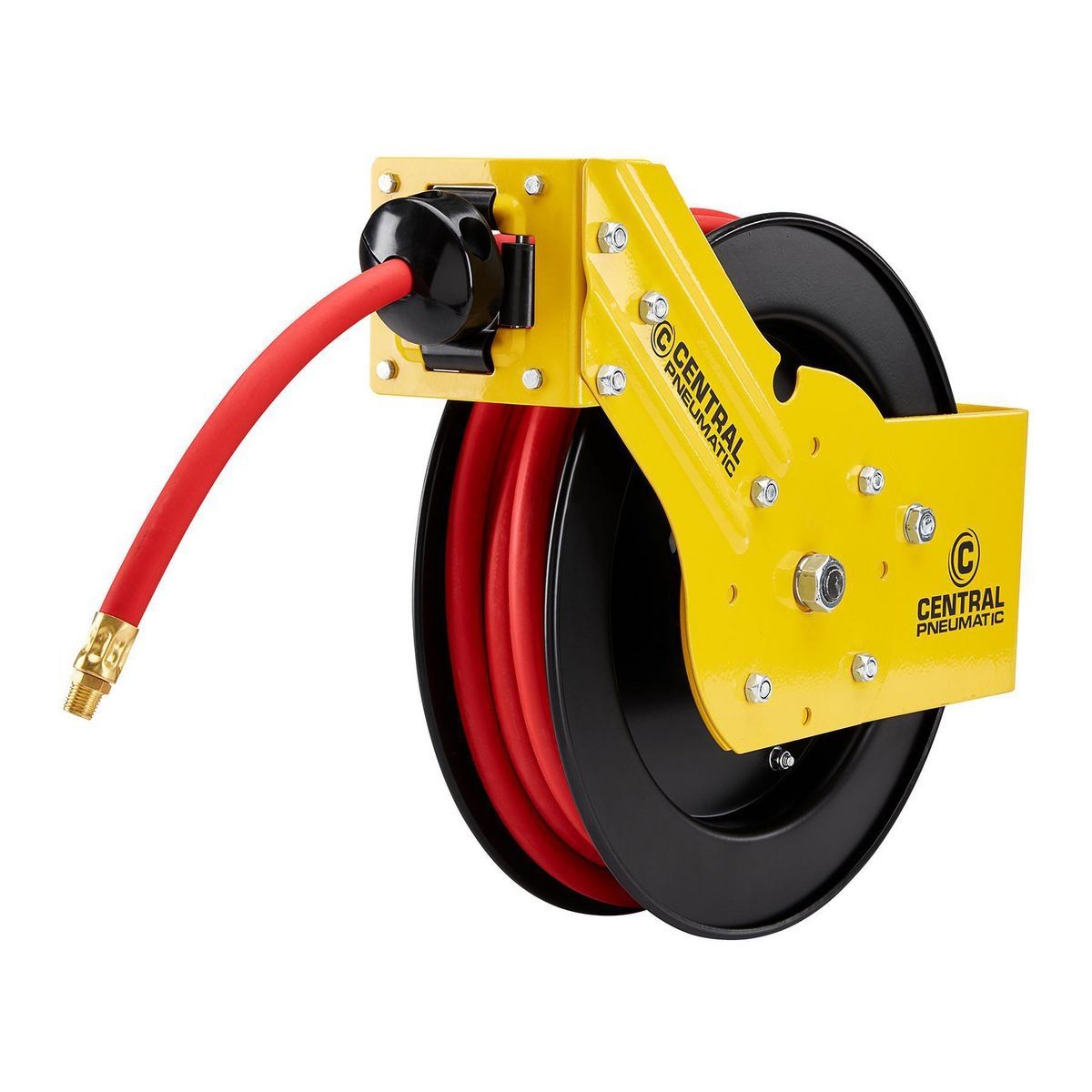 CENTRAL PNEUMATIC 3/8 in. x 25 ft. Retractable Air Hose Reel