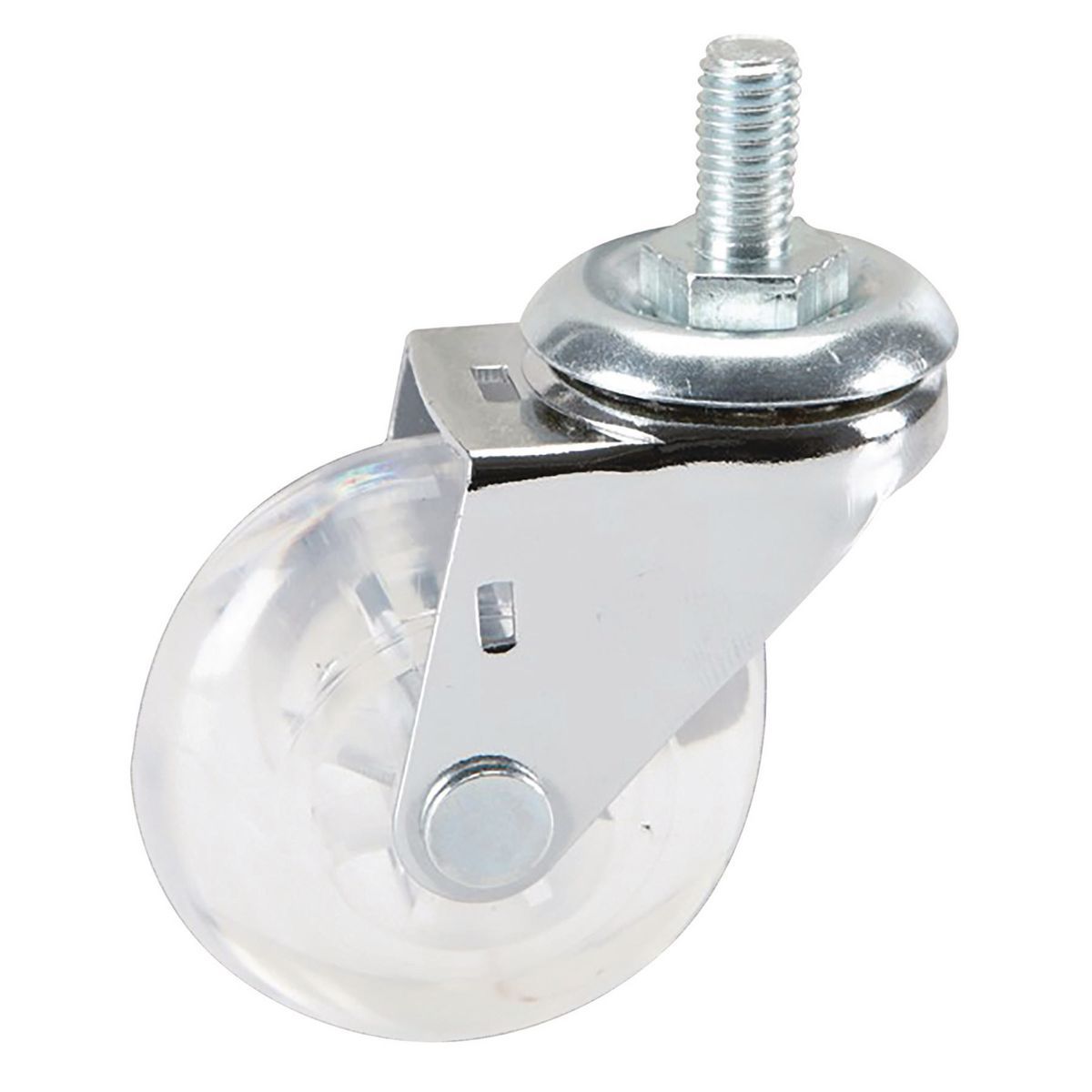 LIBERTY 2 in. Clear Polyurethane Light Duty Swivel Caster