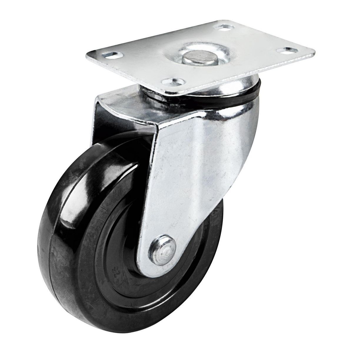 EVERBILT 4 in. Solid Rubber Swivel Caster